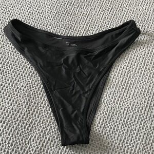 Aerie Cheeky Black Bikini Bottom